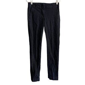 Talbots Women 6/28 Blue Dark Wash Denim Cotton Blend Low Rise Modern Slim Jeans